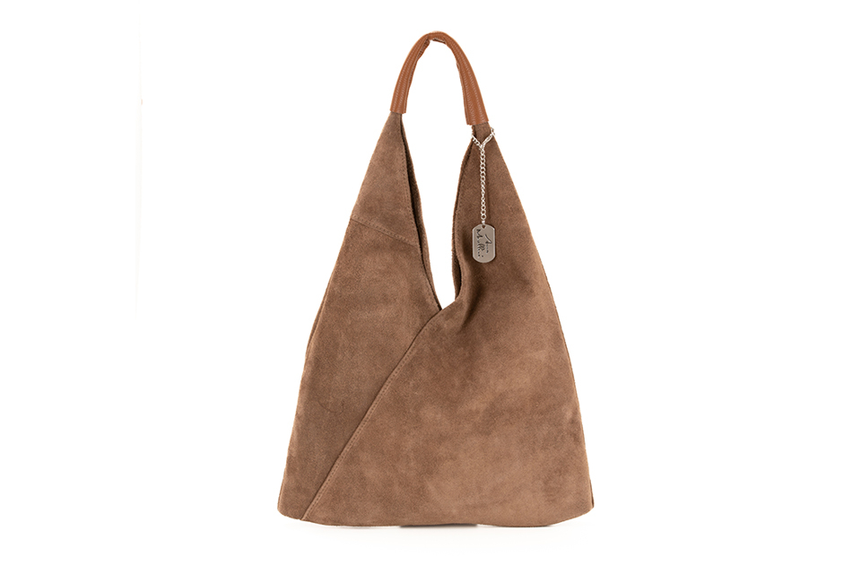 Stilvolle italienische Leder-Handtasche mit separater Innentasche