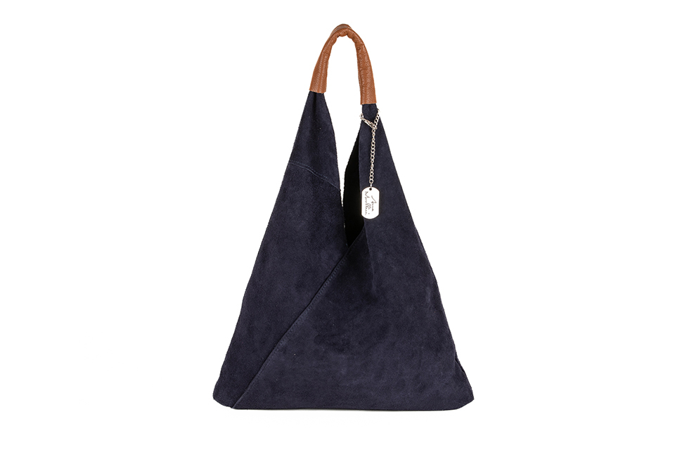 Stilvolle italienische Leder-Handtasche mit separater Innentasche