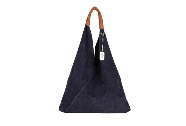 Stilvolle italienische Leder-Handtasche mit separater Innentasche