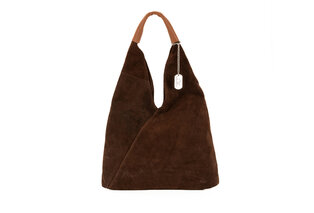 Stilvolle italienische Leder-Handtasche mit separater Innentasche — 8