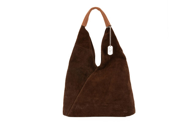 Stilvolle italienische Leder-Handtasche mit separater Innentasche