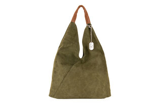 Stilvolle italienische Leder-Handtasche mit separater Innentasche — 9