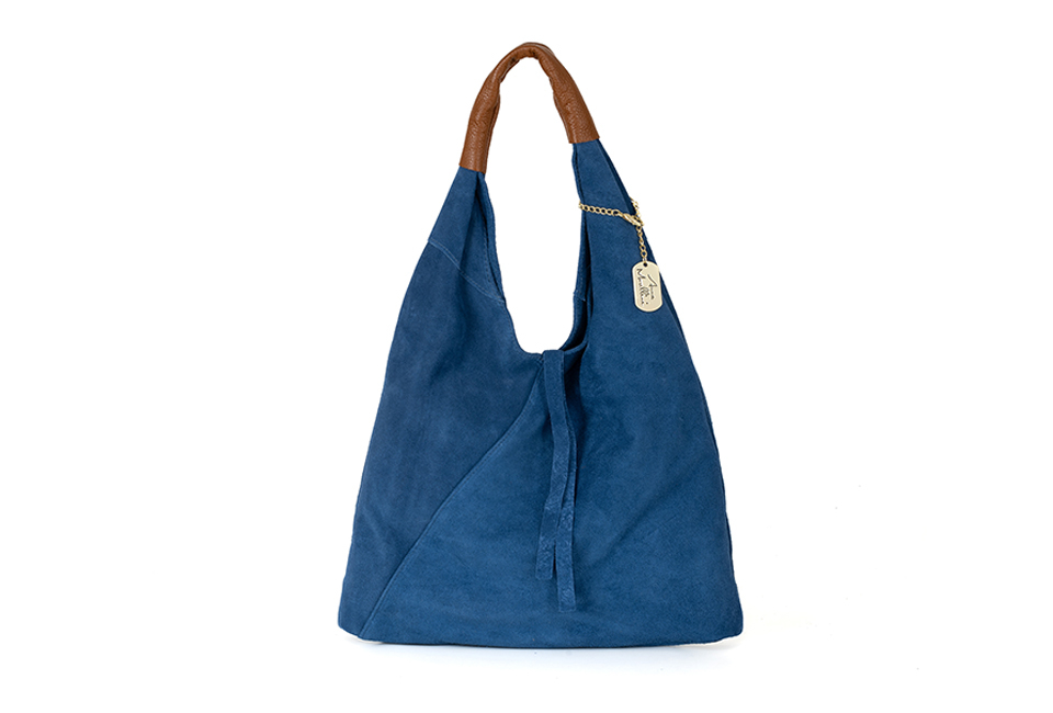 Stilvolle italienische Leder-Handtasche mit separater Innentasche