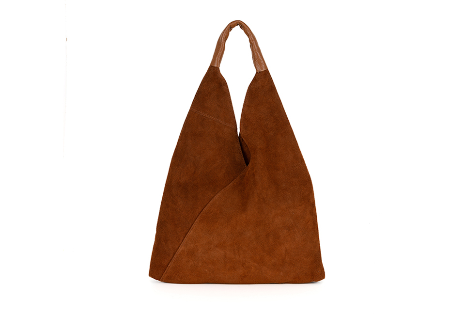 Stilvolle italienische Leder-Handtasche mit separater Innentasche