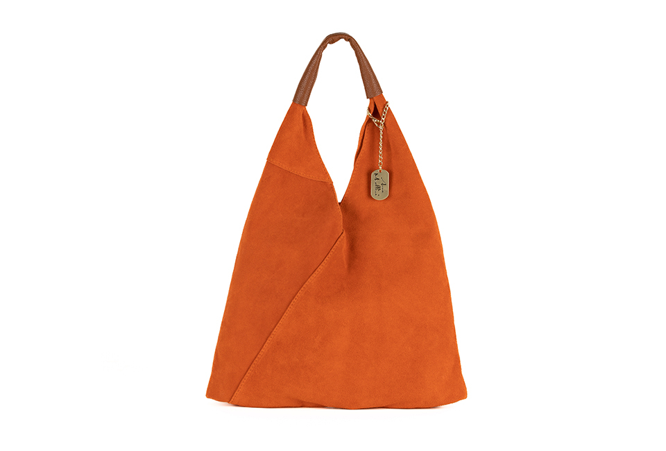 Stilvolle italienische Leder-Handtasche mit separater Innentasche
