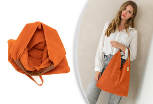 Stilvolle italienische Leder-Handtasche mit separater Innentasche — 19