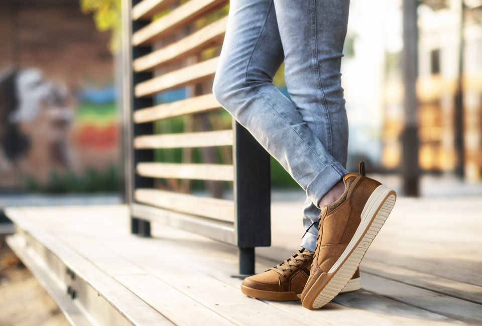 Baskets élégantes et confortables pour hommes