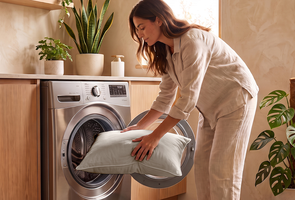Practical washable pillow