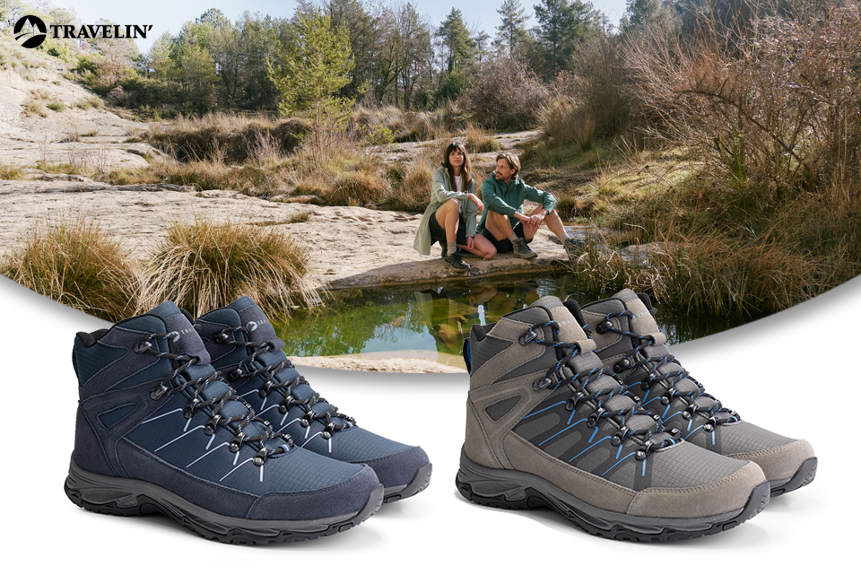 Chaussures de randonnée imperméables Travelin' avec semelle profilée robuste