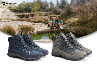Chaussures de randonnée imperméables Travelin' avec semelle profilée robuste — 1