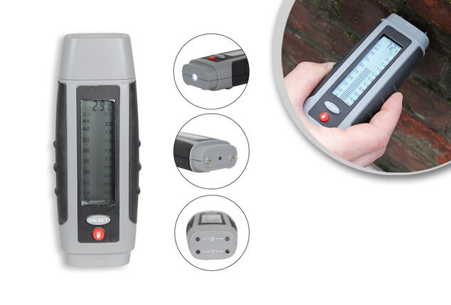 Bestel nu: Digitale vochtmeter - 40% Korting