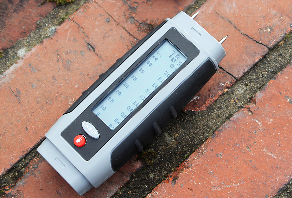 Digitale Vochtmeter met LCD-display en LED-verlichting
