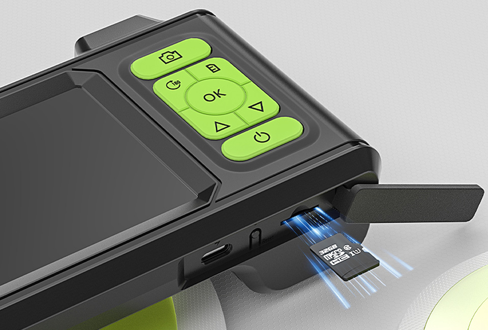 Practical endoscope with handy display
