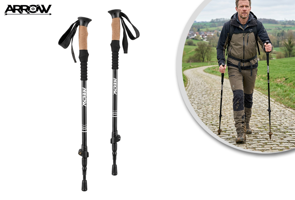 Arrow set of 2 walking poles