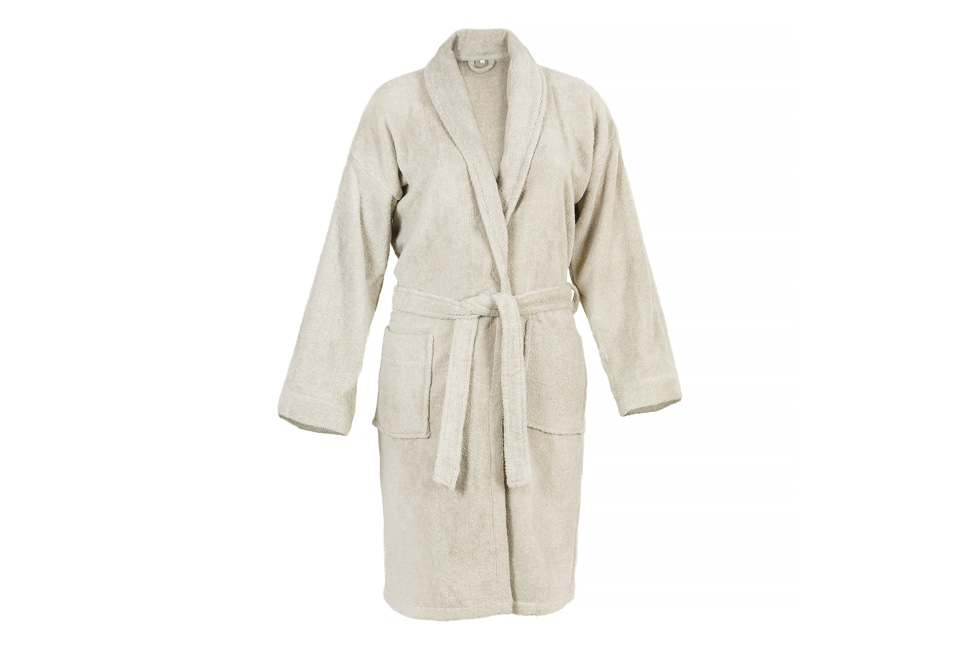 A wonderfully soft cotton bathrobe for men and women
