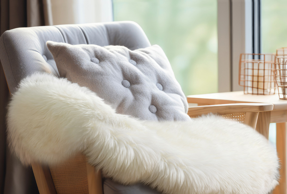 Soft sheepskin