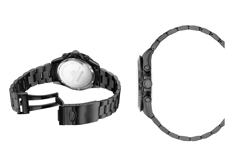 Élégante montre suisse pour hommes signée Christophe Duchamp