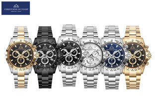 Élégante montre suisse pour hommes signée Christophe Duchamp — 1