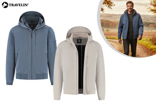 Chaqueta hardshell impermeable y cortavientos para hombre — 1
