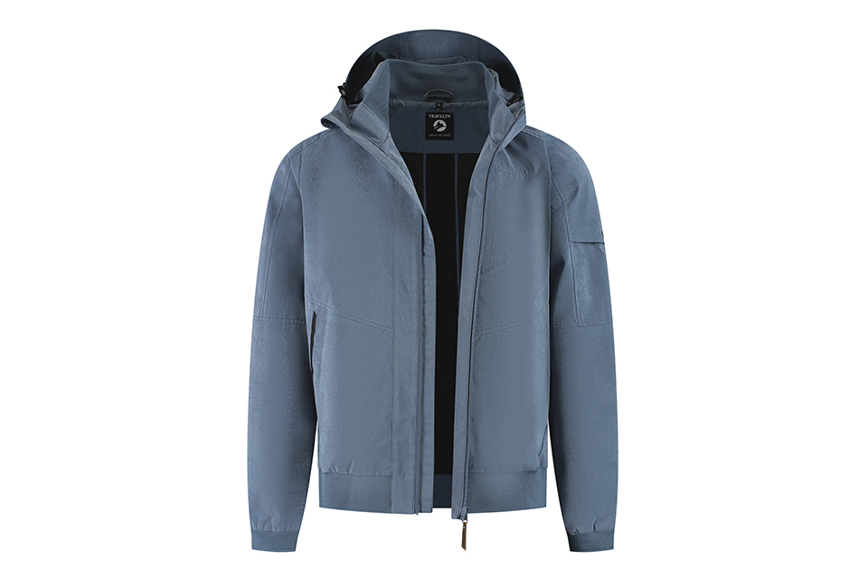 Chaqueta hardshell impermeable y cortavientos para hombre