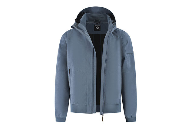 Chaqueta hardshell impermeable y cortavientos para hombre