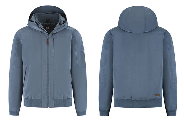 Chaqueta hardshell impermeable y cortavientos para hombre