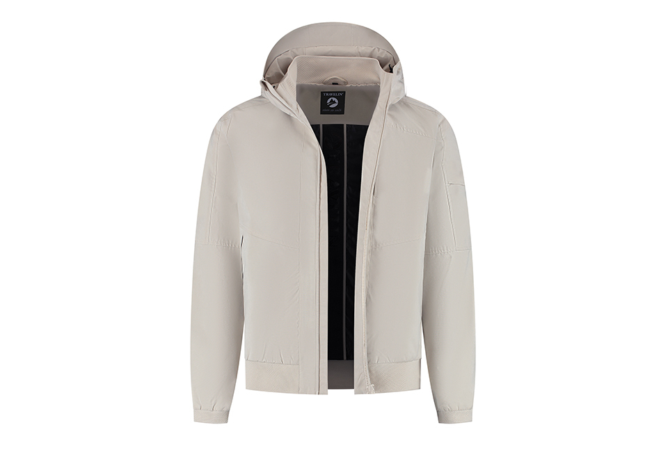 Chaqueta hardshell impermeable y cortavientos para hombre