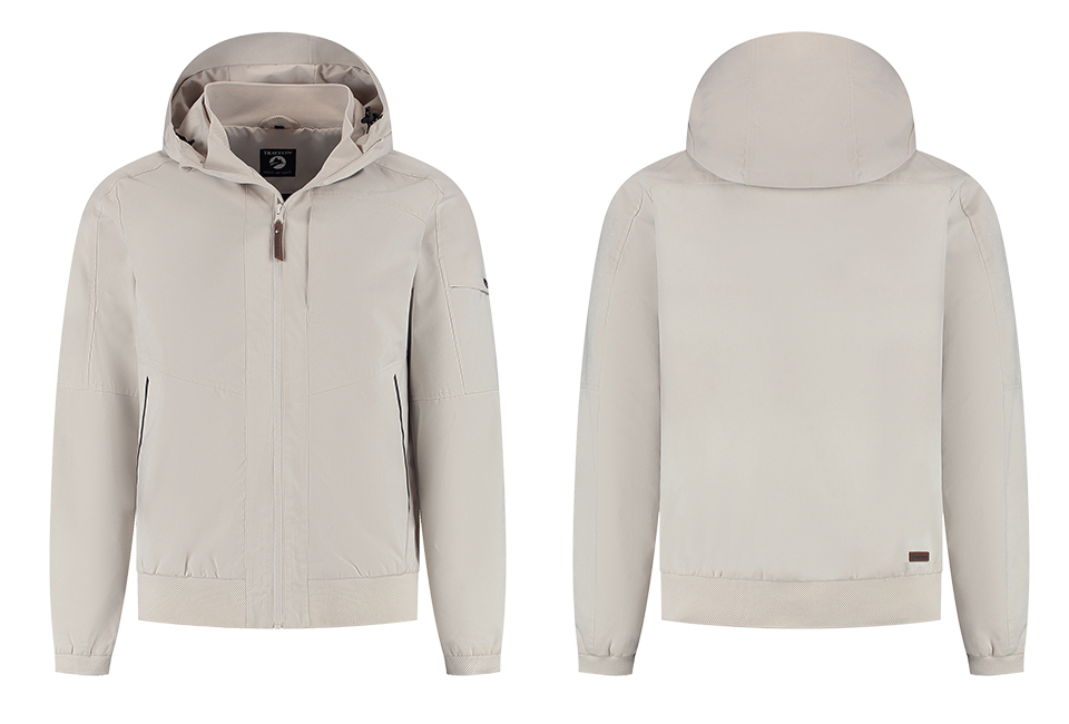 Chaqueta hardshell impermeable y cortavientos para hombre