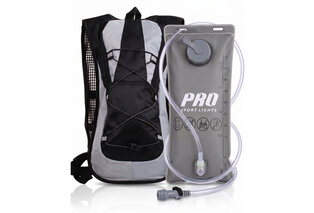 Handy hydration backpack in black or orange - ideal for running, cycling and hiking — 3