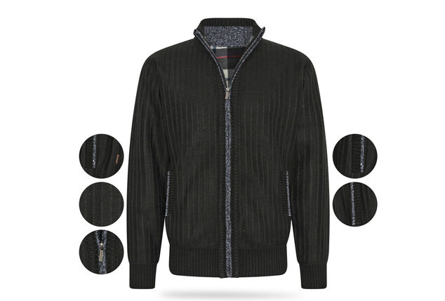 Warme trui met rits