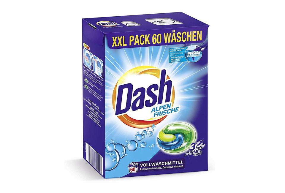 120 wasbeurten met Dash 3-in-1 pods