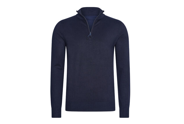 Stylish Mario Russo short-zip jumper