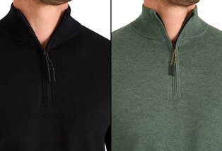 Stylish Mario Russo short-zip jumper — 6