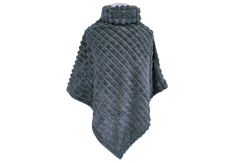 Wonderfully soft, luxurious poncho for indoors and outdoors