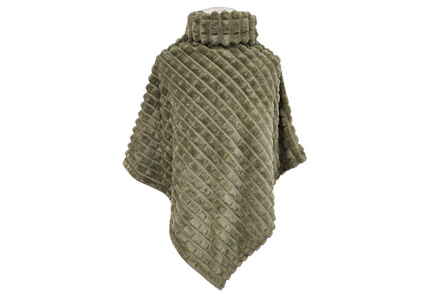 Wonderfully soft, luxurious poncho for indoors and outdoors