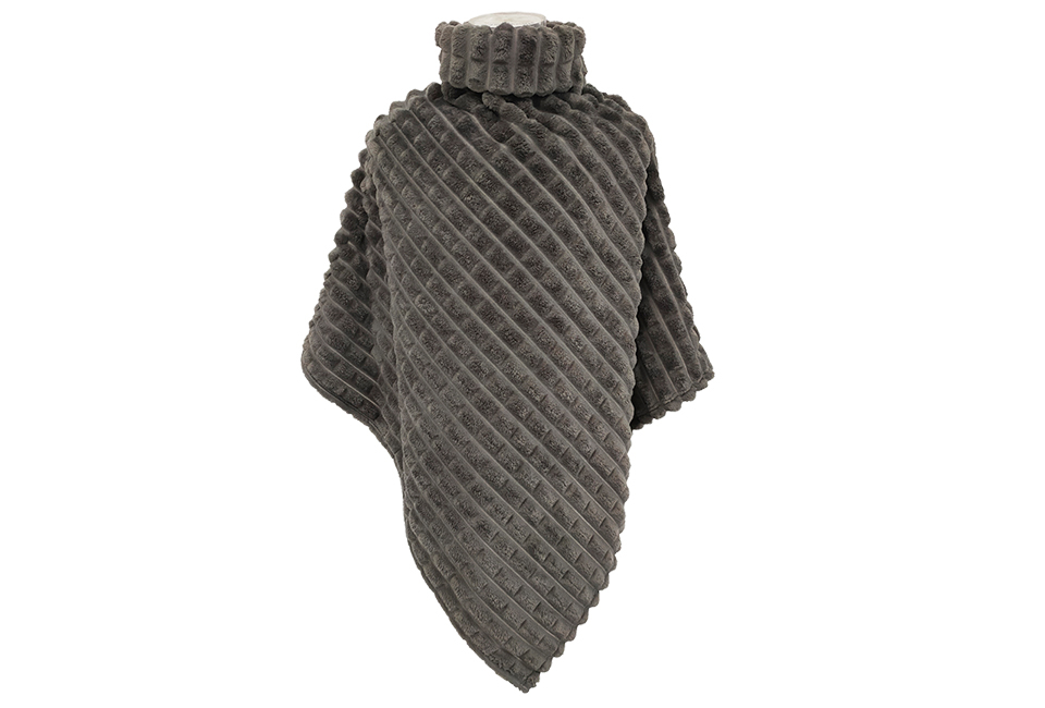 Wonderfully soft, luxurious poncho for indoors and outdoors