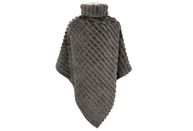 Wonderfully soft, luxurious poncho for indoors and outdoors