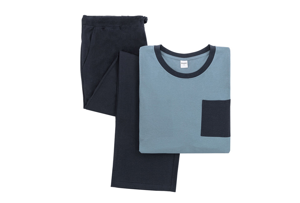 Katoenen pyjama voor heren