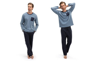 Katoenen pyjama voor heren — 3