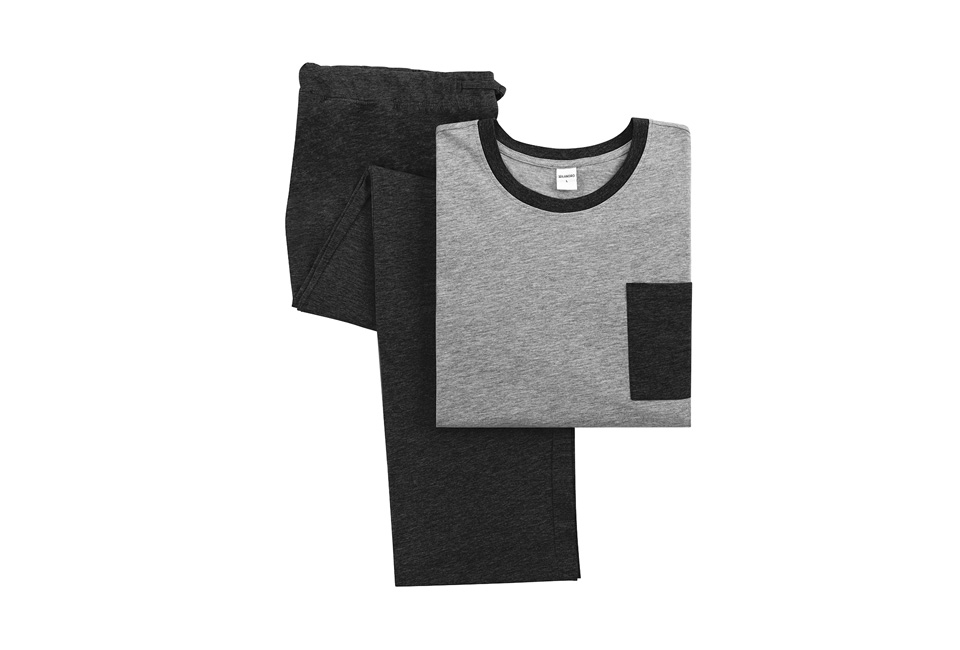 Katoenen pyjama voor heren