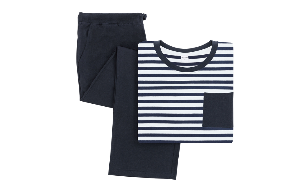 Katoenen pyjama voor heren