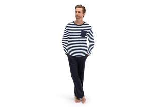 Katoenen pyjama voor heren — 9