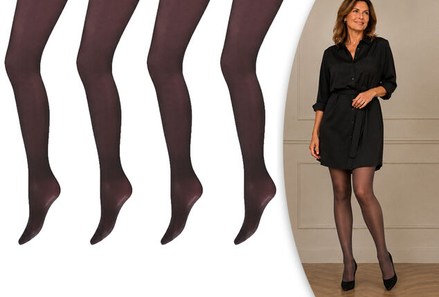 Lot de 2 collants gainants pour femmes effet nude