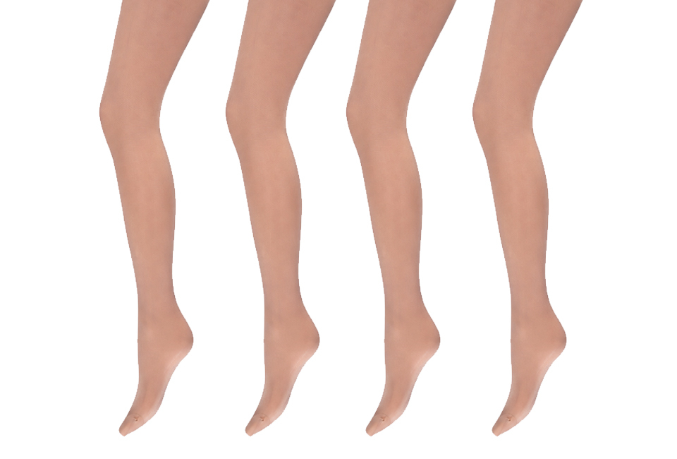 Lot de 2 collants gainants pour femmes effet nude