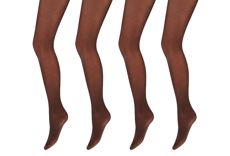 Lot de 2 collants gainants pour femmes effet nude