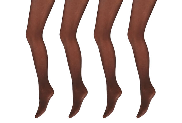 Lot de 2 collants gainants pour femmes effet nude