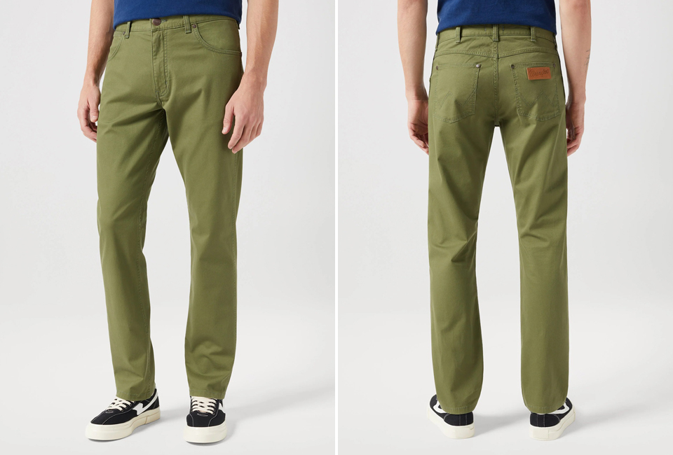 Comfortable chino trousers from Wrangler
