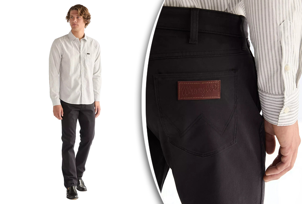 Comfortable chino trousers from Wrangler