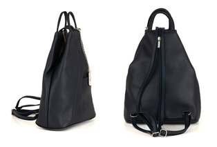 Mochila de couro luxuosa com elegância italiana para mulher — 4