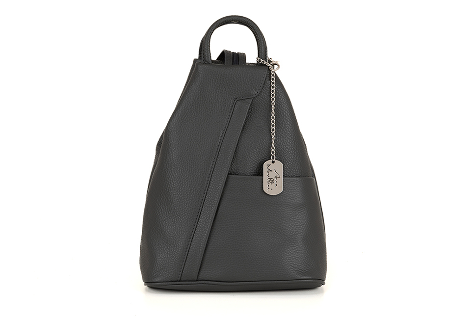 Mochila de couro luxuosa com elegância italiana para mulher